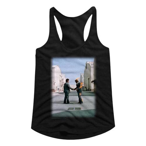 Pink Floyd Ladies Racerback - WYWH Fade