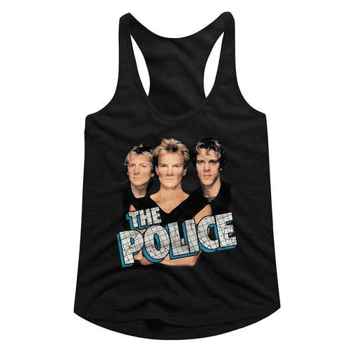 The Police Ladies Racerback - Boys in Blue