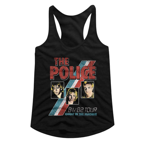 The Police Ladies Racerback - Ghost in the Machine