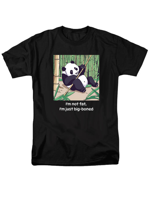Black Playful Panda T-Shirt