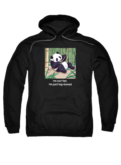 Black Playful Panda Hoodie