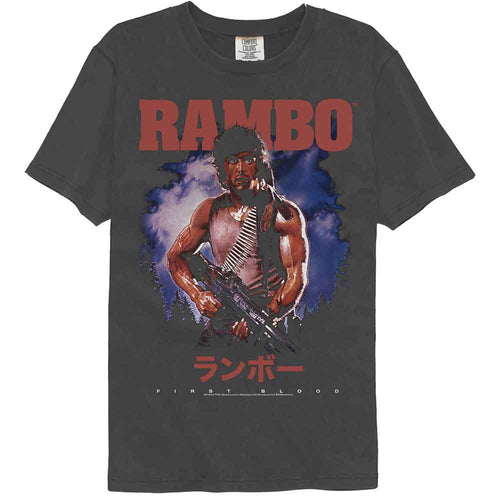 Rambo Comfort Colors T-Shirt - First Blood Japanese Poster