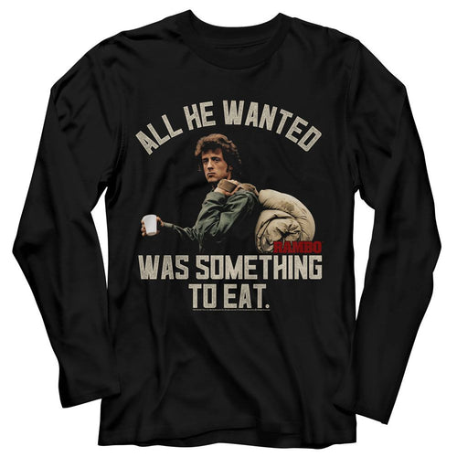 Rambo Long Sleeve T-Shirt - Something to Eat