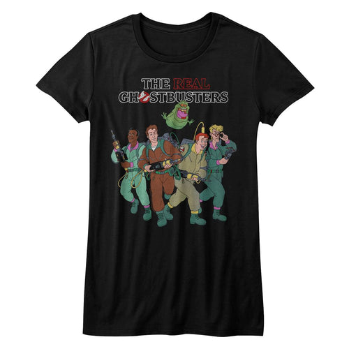 The Real Ghostbusters Ladies T-Shirt - The Whole Crew