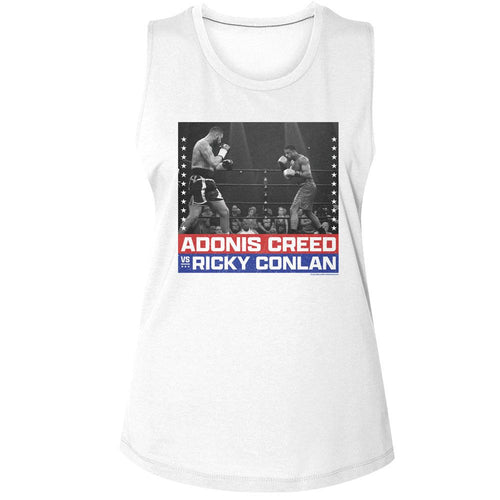 Rocky Ladies Muscle Tank - Rocky Creed vs Conlan