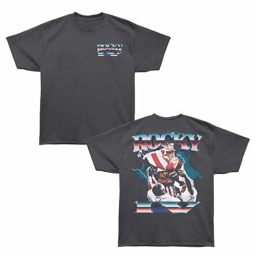 Rocky Oversized T-Shirt - Rocky Lightning Chrome