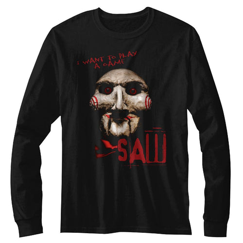 Saw Long Sleeve T-Shirt - I Want to Play