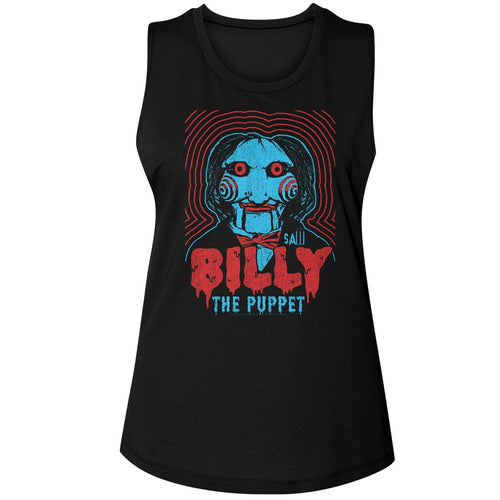 Saw Ladies Muscle Tank - Bad Aura