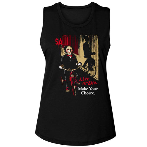 Saw Ladies Muscle Tank - Your Choice