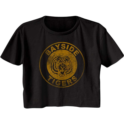 Saved by the Bell Ladies Crop Top - Bayside Logo