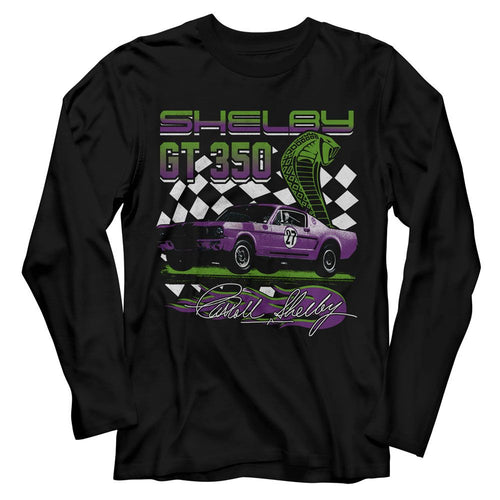 Carroll Shelby Long Sleeve T-Shirt - GT 350 Racing