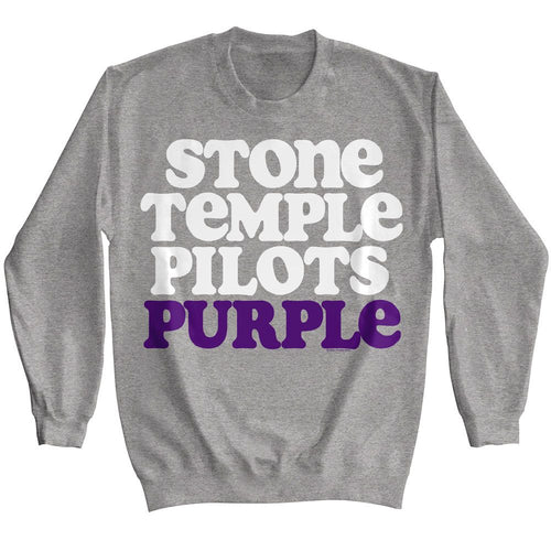 Stone Temple Pilots Long Sleeve Sweatshirt - STP Purple