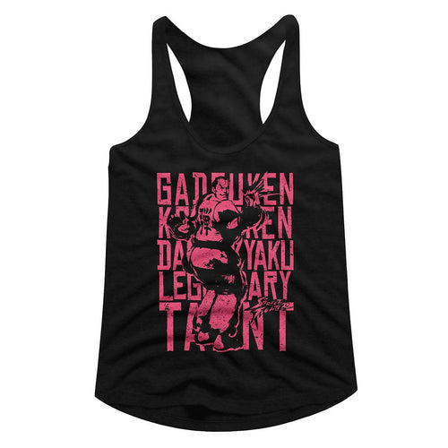 Street Fighter Ladies Racerback - Low Tier Bro Tier