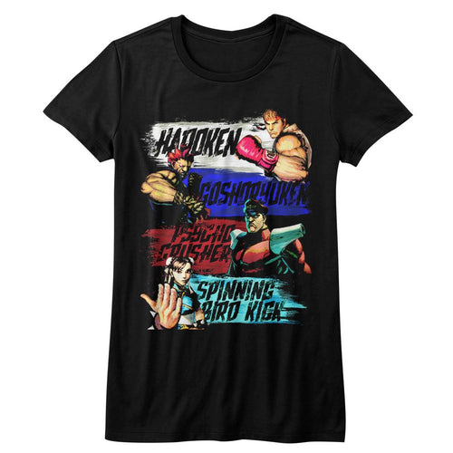 Street Fighter Ladies T-Shirt - Show Me Your Moves