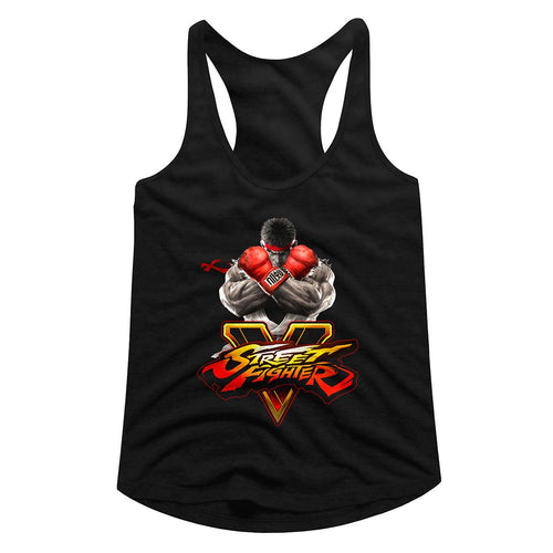 Street Fighter Ladies Racerback - Sfv Key