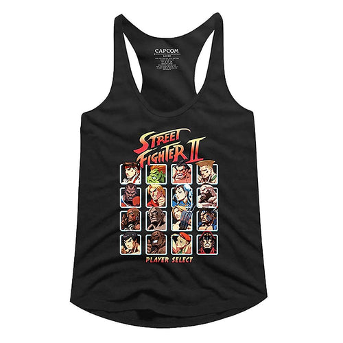 Street Fighter Ladies Racerback - Super Turbo Hd Select