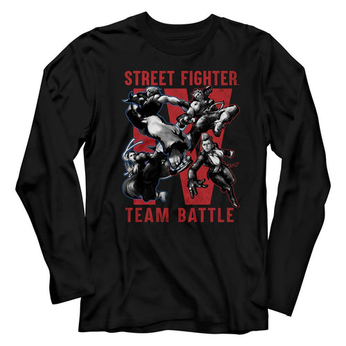 Street Fighter Long Sleeve T-Shirt - Team Battle