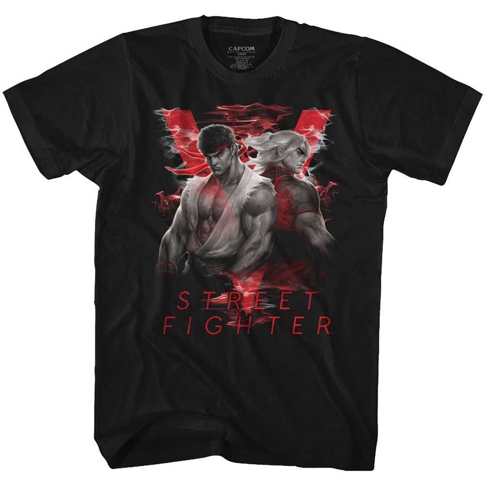 Street Fighter Smoky V T-Shirt | Official Tee – NerdKungFu