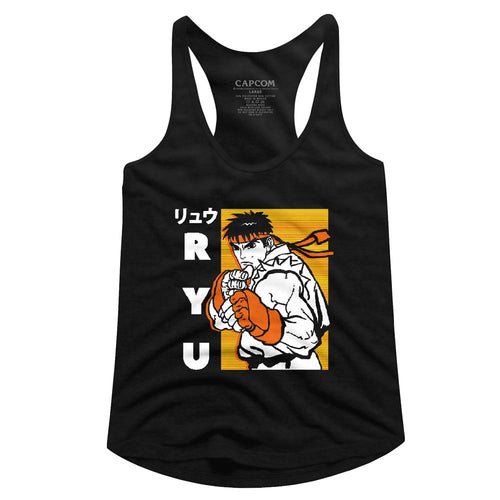 Street Fighter Ladies Racerback - Ryu Alt