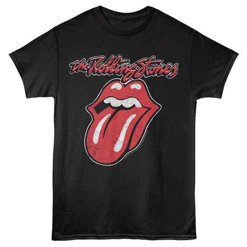 Black Rolling Stones t-shirt featuring a Classic Logo design