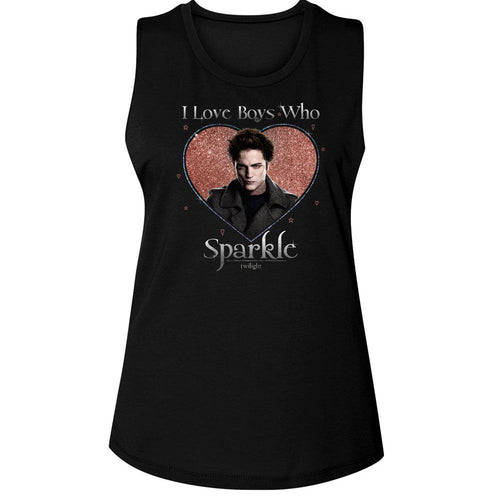 Twilight Ladies Muscle Tank - Love the Sparkle