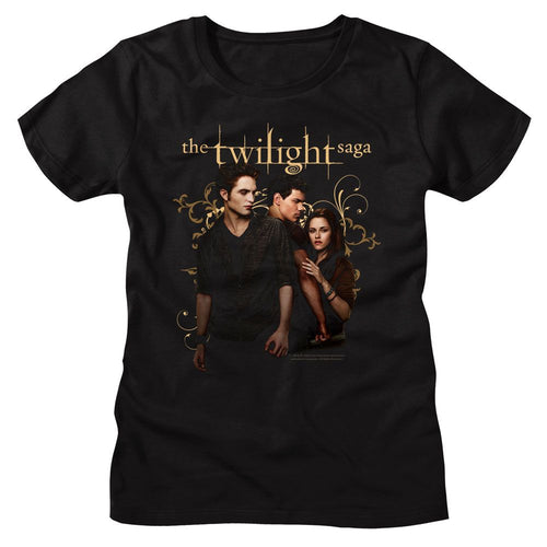 Twilight Ladies T-Shirt - Edward Jacob Bella