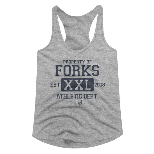 Twilight Ladies Racerback - Forks Athletic Dept