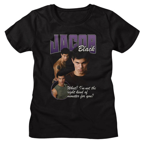 Twilight Ladies T-Shirt - Jacob Right Kind of Monster
