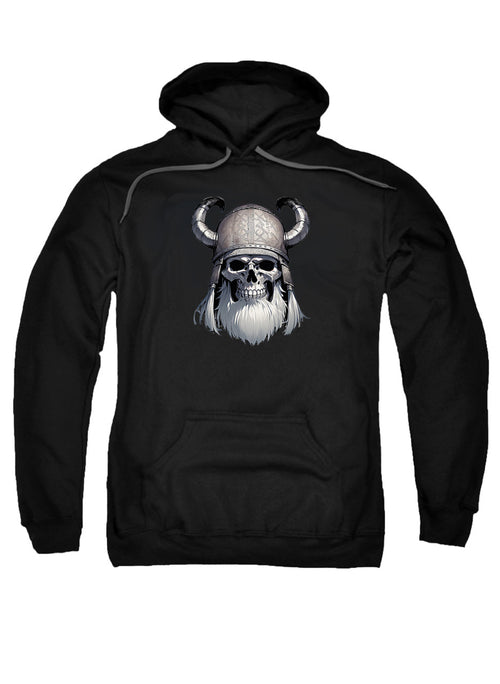 Black Viking Skull Hoodie