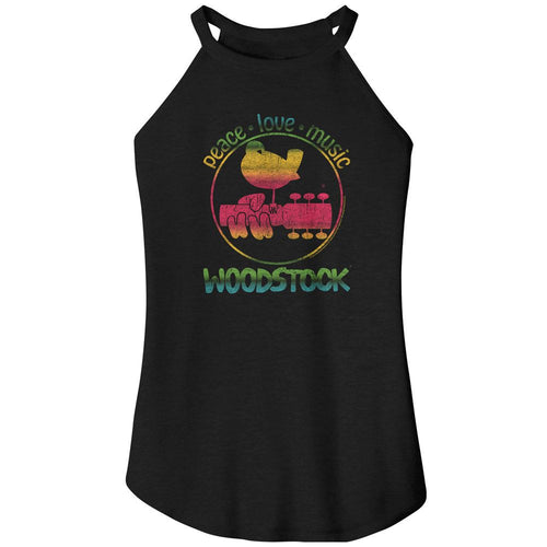 Woodstock Ladies Rocker Tank - Gradient