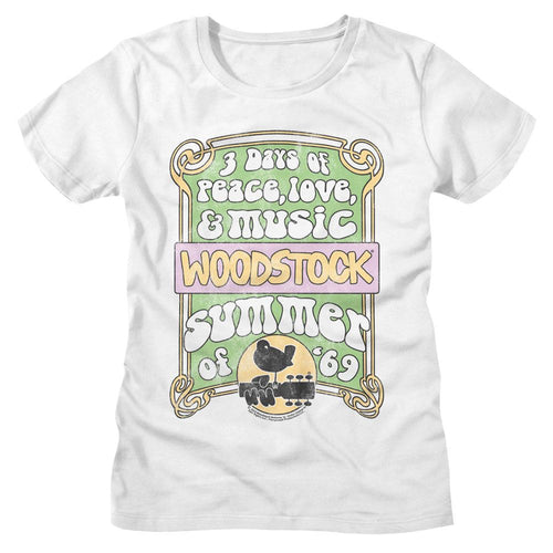 Woodstock Ladies T-Shirt - Summer of 69