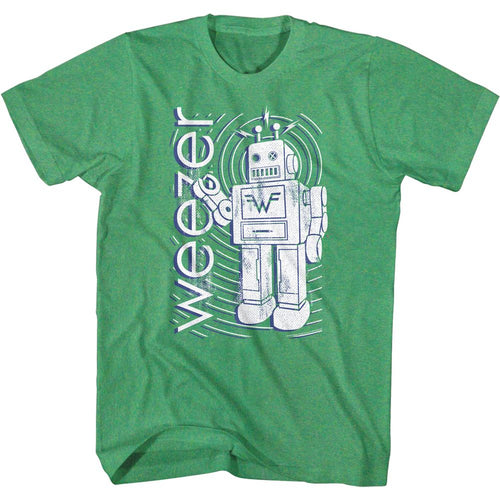 Heather Kelly Weezer t-shirt featuring a Robot design