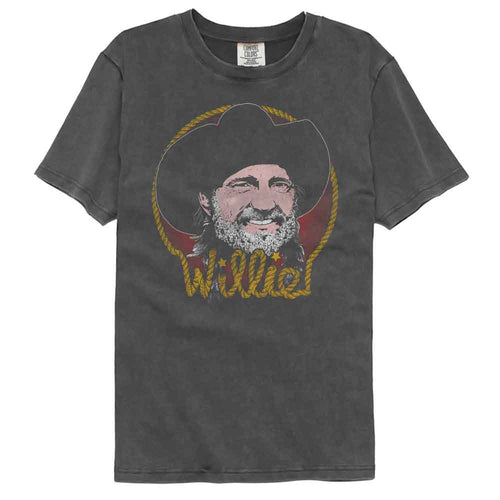 Willie Nelson Comfort Colors T-Shirt - Rope Border