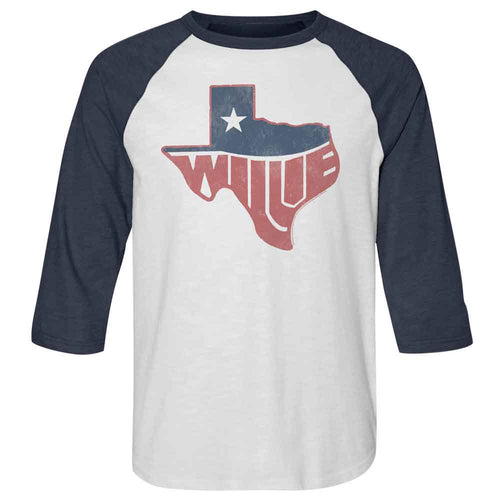 Willie Nelson 3/4 Raglan - Texas Willie