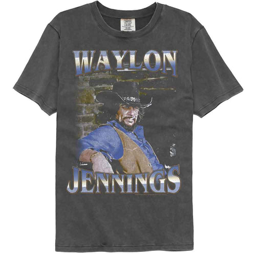 Waylon Jennings Comfort Colors T-Shirt - Faded Brick