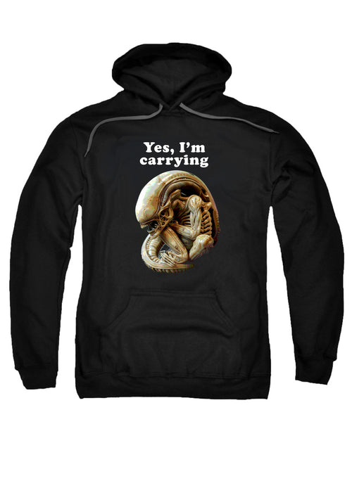 Black Yes, I'm Carrying Hoodie
