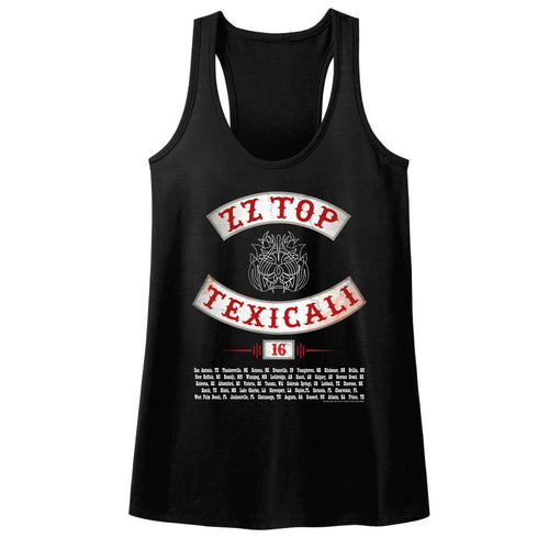 ZZ Top Ladies Racerback - Texicali