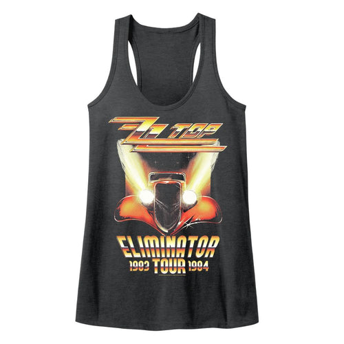 ZZ Top Ladies Racerback - Eliminator Tour