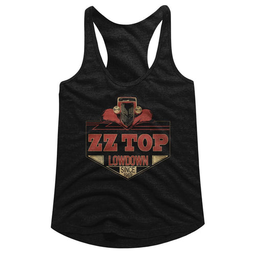 ZZ Top Ladies Racerback - Lowdown