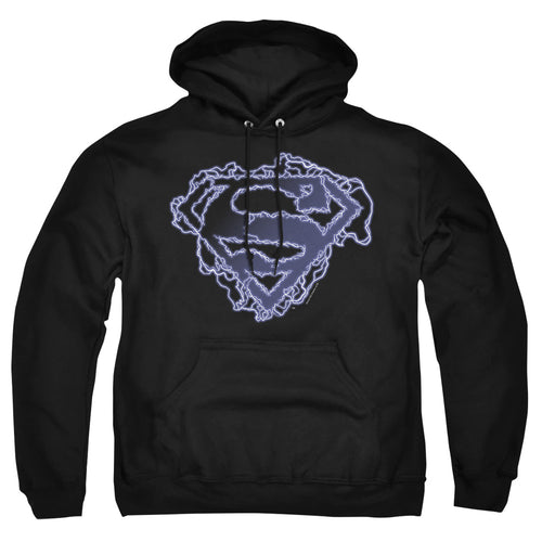 Superman Electric Supes Shield Pullover Hoodie
