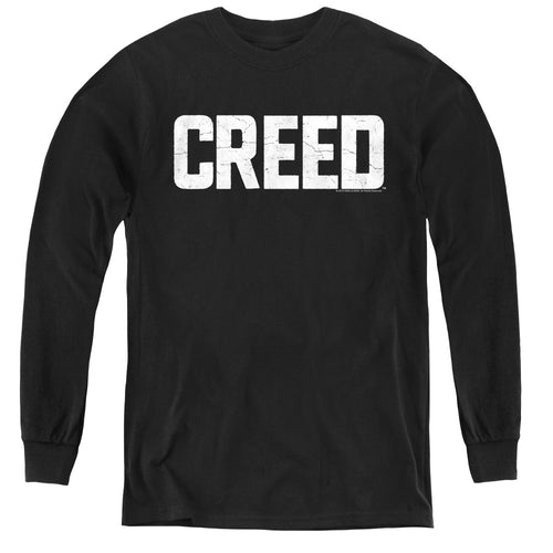 Creed Cracked Logo Youth Long Sleeve T-Shirt