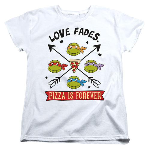 Teenage Mutant Ninja Turtles Pizza Is Forever Womens T-Shirt