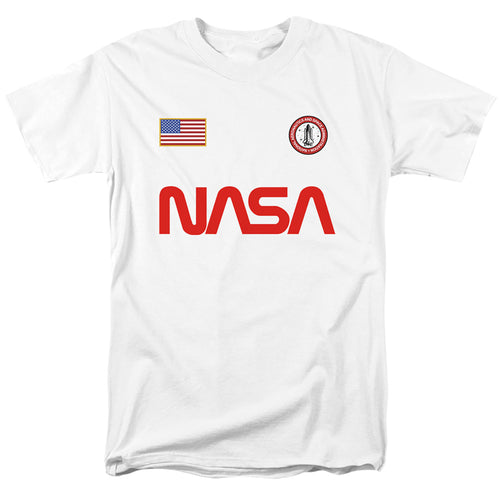 NASA Worm Logo and Flag T-Shirt