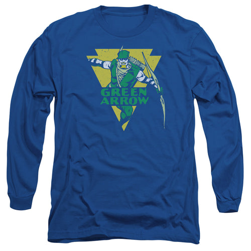 DC Comics Distressed Arrow Long Sleeve T-Shirt