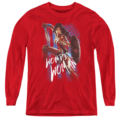 Wonder Woman (2017) American Hero Youth Long Sleeve T-Shirt
