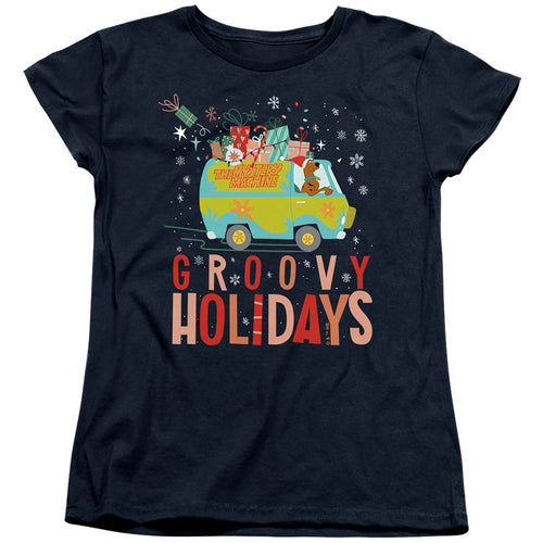 Scooby-Doo Groovy Holidays Womens T-Shirt