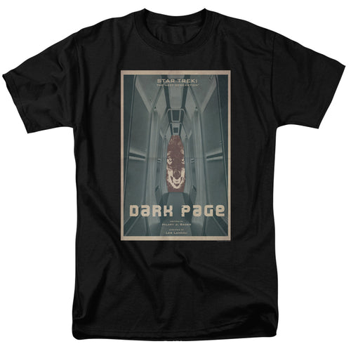 Star Trek Dark Page Black T-Shirt