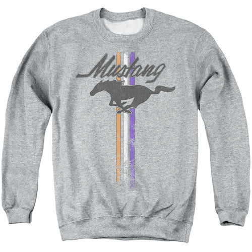 Ford Mustang Stripes Crewneck Sweatshirt