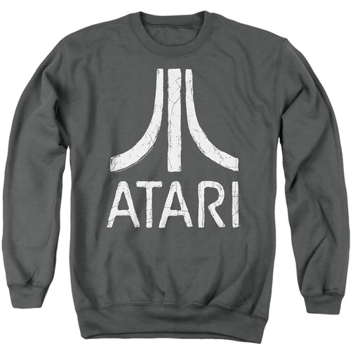 Atari Rough Logo Charcoal Crewneck Sweatshirt