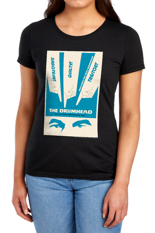 Star Trek The Drumhead Black Womens T-Shirt